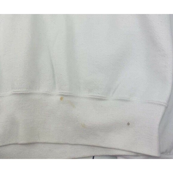 Vintage Delta Sigma 1996 Crewneck Sweatshirt Adult Large White Men's XL ~STAINS~ - Picture 6 of 11